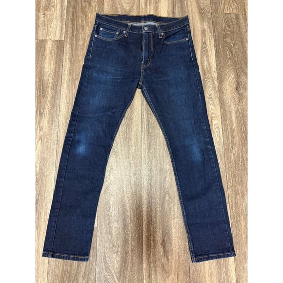 LEVI'S 510 MENS SKINNY FIT DENIM JEANS SIZE 33X32 BLUE STRETCH POCKETS CASUAL - Picture 1 of 12